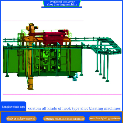 Macchina per la riparazione di pezzi di lamiera di metallo con appendiabiti monorail Condizioni di pagamento T/T e così via