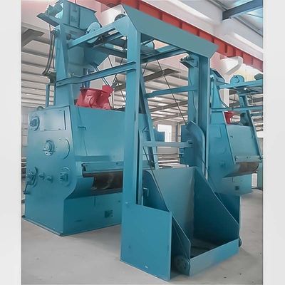 Automatica Custom Blue Tumble Belt Rubber Type Shot Blasting Machine con 26 Potenza Totale