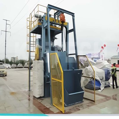 Automatica Custom Blue Tumble Belt Rubber Type Shot Blasting Machine con 26 Potenza Totale