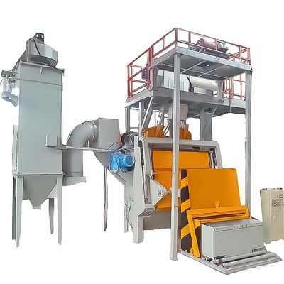 Automatica Custom Blue Tumble Belt Rubber Type Shot Blasting Machine con 26 Potenza Totale