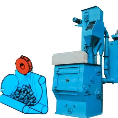 Piccole fusioni superficie arrugginita connessione a cinghia rotante automatizzazione della macchina da blasting