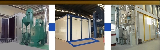 Sala elettrica di sabbiatura per la pulizia personalizzata di diversi tipi di pezzi da lavoro