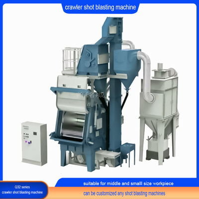 Cintura di gomma personalizzabile Tombble Shot Blasting Machine Potenza totale 26 Long Life Blast Wheel