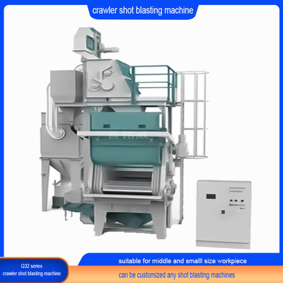 Cintura di gomma personalizzabile Tombble Shot Blasting Machine Potenza totale 26 Long Life Blast Wheel