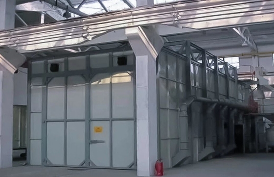 Sfregamento di sabbia elettrico a combustibile in cabina speciale con alternativa di stripping non chimico