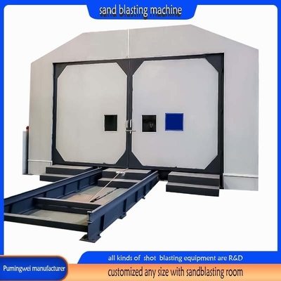 Ultra Blast Pot Sandblasting Room Shot Blasting Cleaning Way per i mercati di Pumingwei