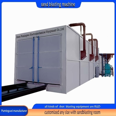Ultra Blast Pot Sandblasting Room Shot Blasting Cleaning Way per i mercati di Pumingwei