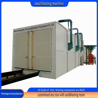 Ultra Blast Pot Sandblasting Room Shot Blasting Cleaning Way per i mercati di Pumingwei
