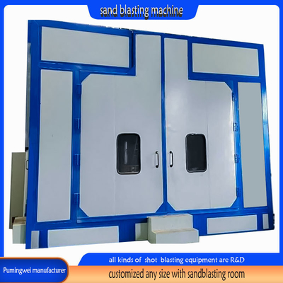 Derusting fatto veloce e facile con Sandblaster asciutto Multi-Color Sandblasting Room