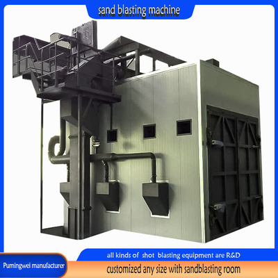 Derusting fatto veloce e facile con Sandblaster asciutto Multi-Color Sandblasting Room