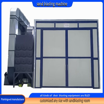 Derusting fatto veloce e facile con Sandblaster asciutto Multi-Color Sandblasting Room