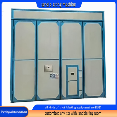 Derusting fatto veloce e facile con Sandblaster asciutto Multi-Color Sandblasting Room