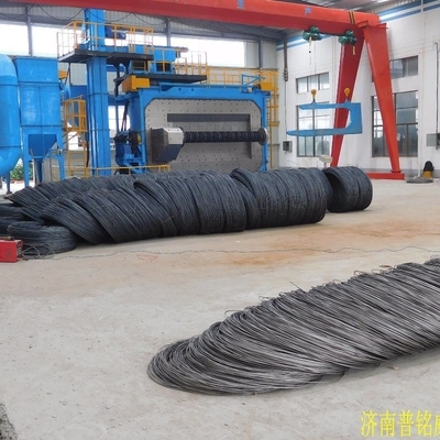 Produzione di filo SA2.0-SA3.0 Indicare la pulizia Derusting Shot Blasting Machine