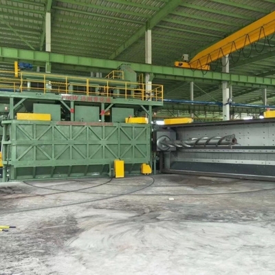 Operatore a controllo remoto Special Round Wire Shot Blasting Machine per l'industria delle molle