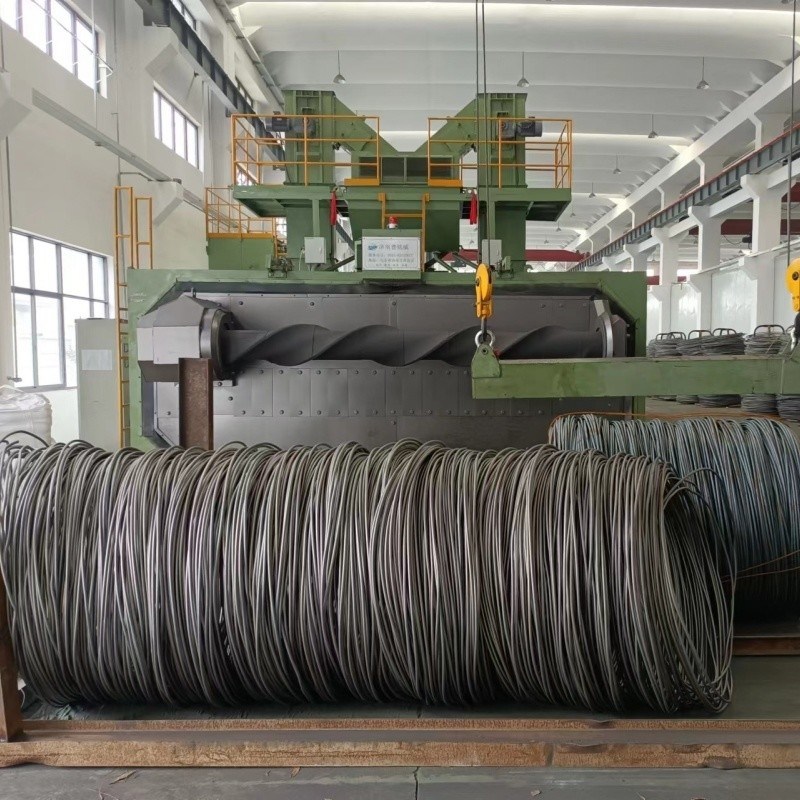 6.6*5.5*6m Altezza sopra terra macchina per lo sgancio di filo di acciaio su misura