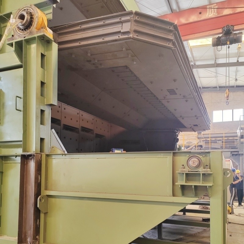 12.5*5.5*64m di altezza sopra il suolo Non tossica Rost Removal of Coil Wire Shot Blasting Machine