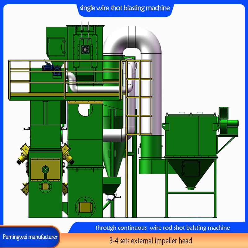 Macchina per lo sgancio continuo di filo a canna per tutti i prodotti metallici di filo di ferro di diametro massimo 130 mm