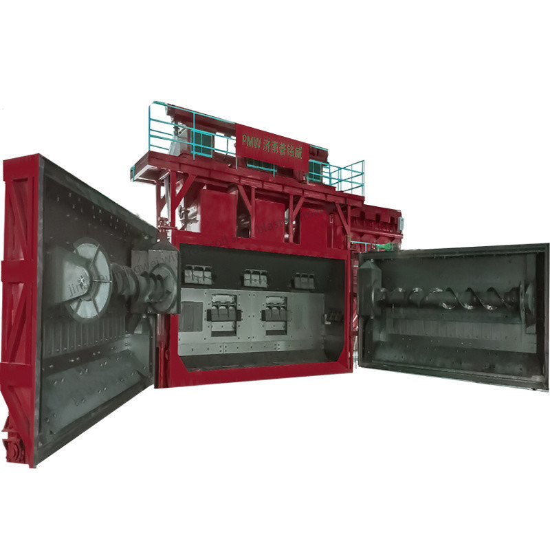 PMW5300 Professional Wire Rod Coil Shot Blasting Machine con filo sottile di 5,5 m