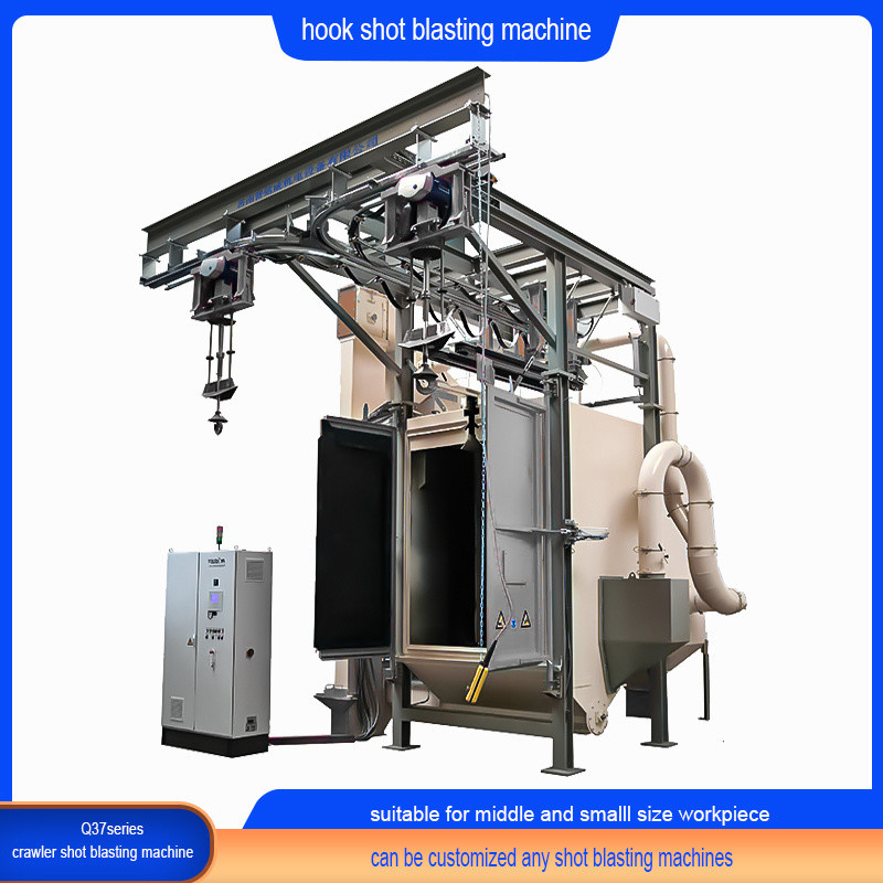 2000 kg Max Load Single Hanger Hook Shot Blasting Cleaning Machine per la pulizia rapida