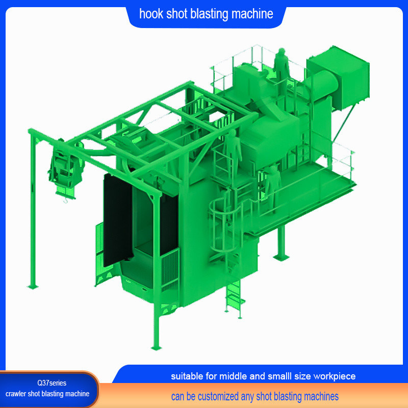 Perfetta Performance Metal Derusting Hook Tipo Shot Blasting Machine con pagamento T/T