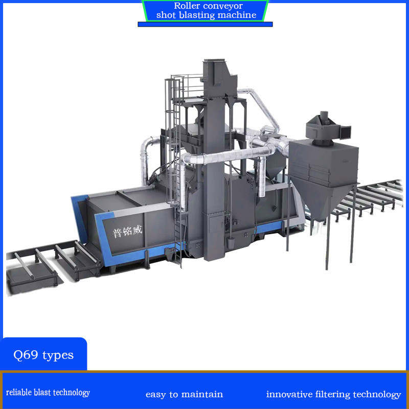 Rimozione della corrosione fatta facile Roller Conveyor Shot Blasting Machine con Crawler Abrator