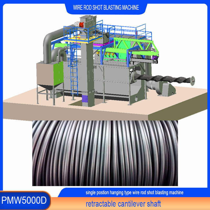 PMW5000D macchina per la rimozione automatica del filo di scatto per filo di acciaio ad alto tenore di carbonio