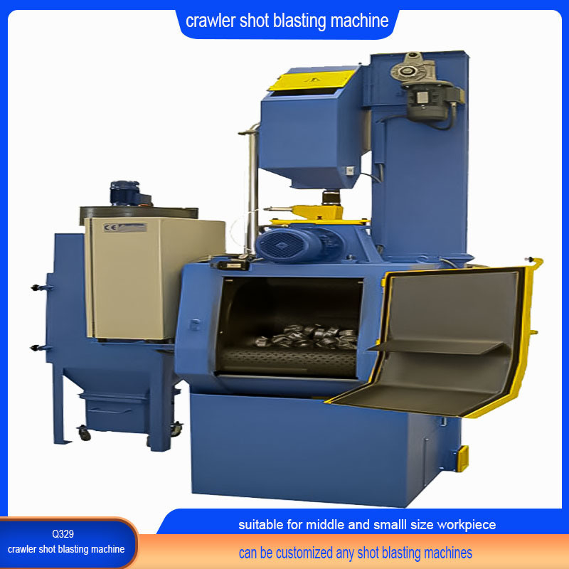 Alta pulizia Multicolori Metal Tracked Tipo Shot Blasting Machine per l'industria