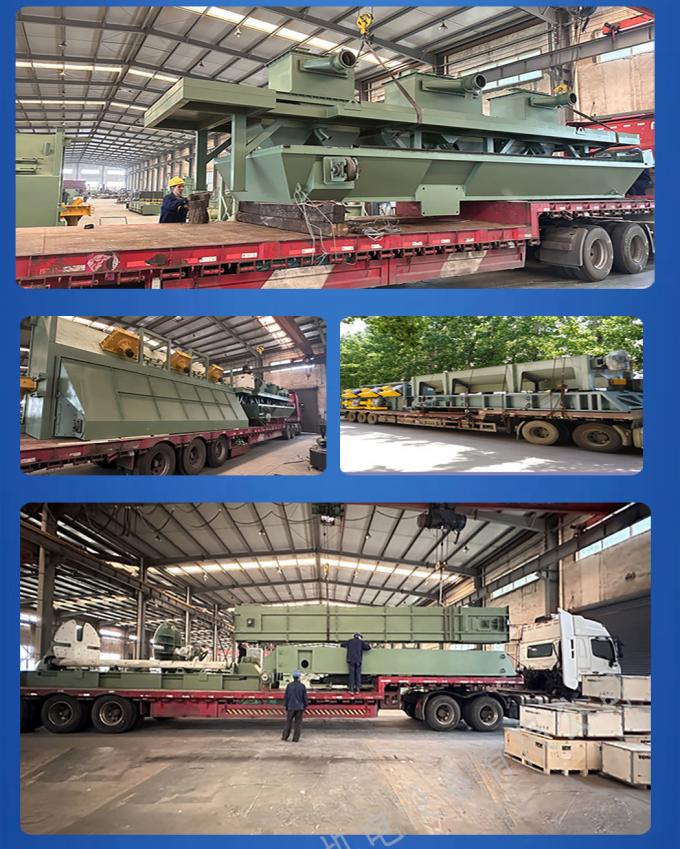 The World′s Only Retractable Wire Rod Coil Shot Blasting Machine From Pumingwei